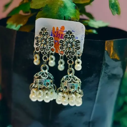 Oxidised Timi Jhumka