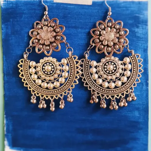 Oxidised Pop Jhumka