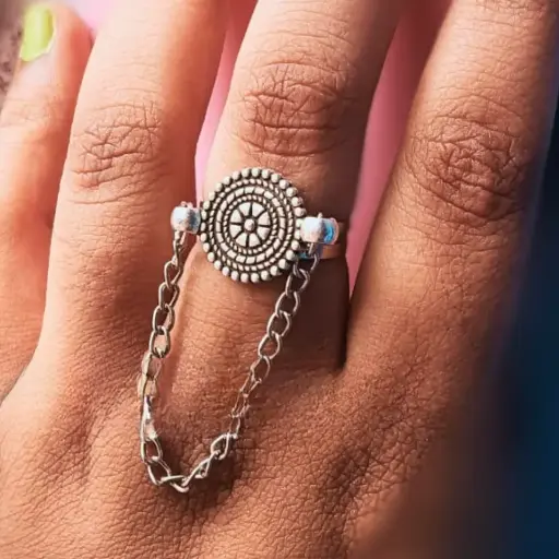 Oxidised Odin RIng