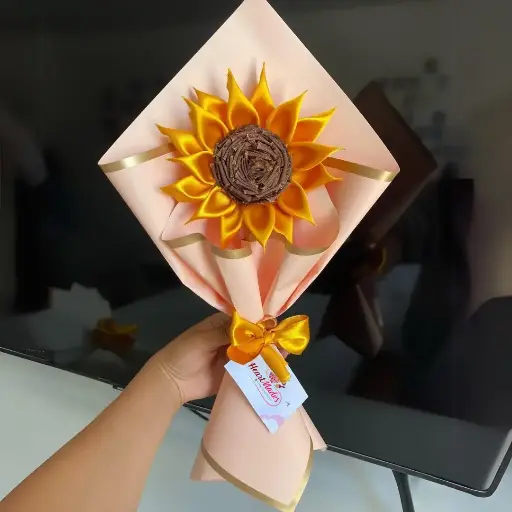 Single Sunflower Bouquet