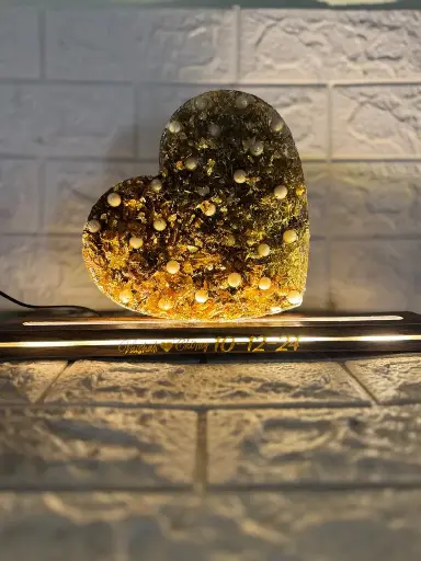 8 Inch Heart Shape Flower Preserving Frame