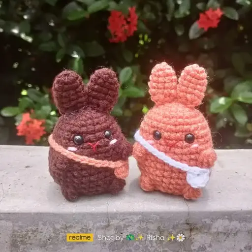 Cute Bunny Crochet Doll