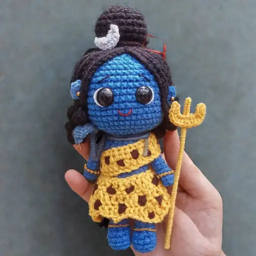 Shiv Crochet Doll