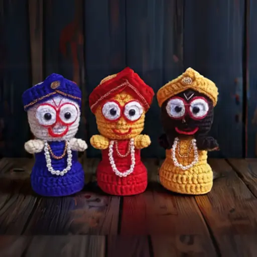 Jagannath Crochet Set