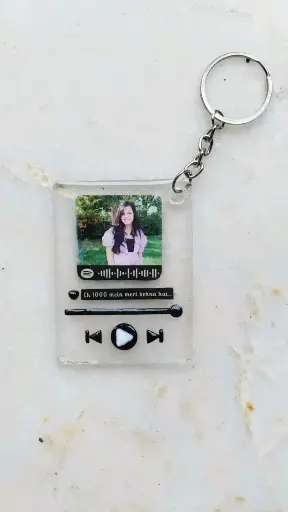 Spotify Photo Keychain