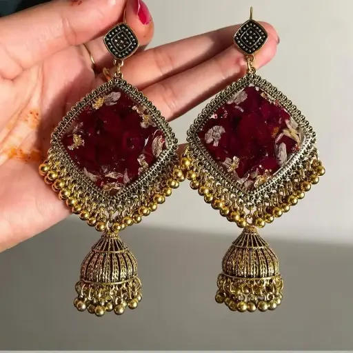 Taj Tassels Jhumka