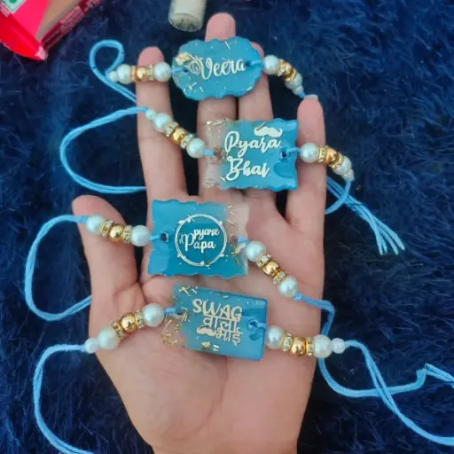 Nilima Rakhi Combo 4Pcs