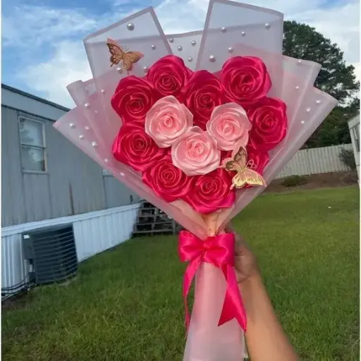 Love Pink Roses(15 Roses)