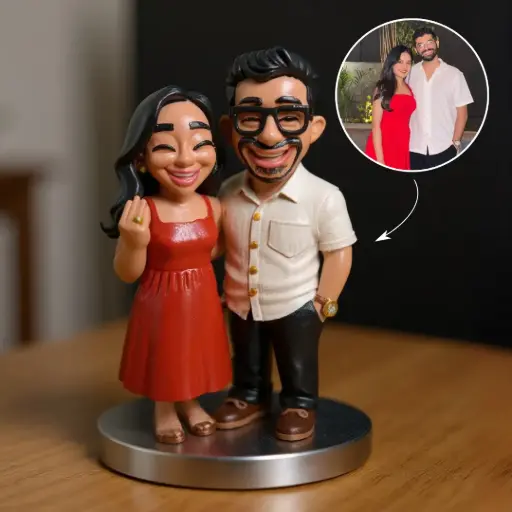 3D Couple Miniature Customized (7 Inchs)