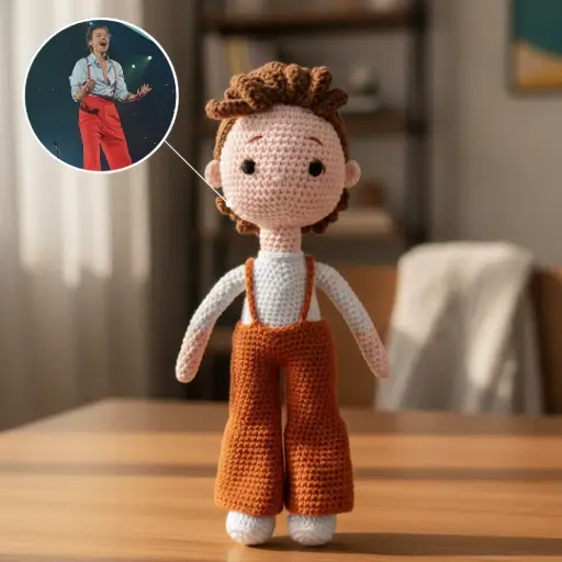 Harry Styles Crochet Doll(10 Inch)