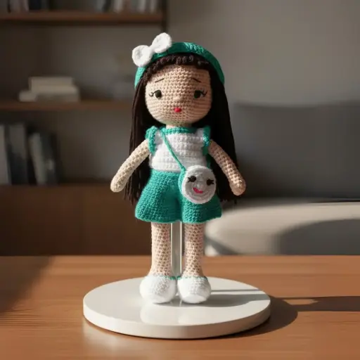 Rimjhim Crochet Doll (10 Inch)