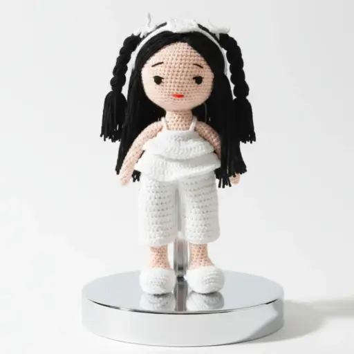 Snowy Girl Crochet Doll (12 Inchs)