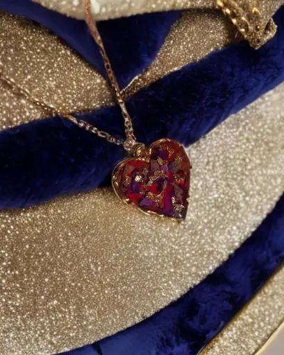 Textured Heart Necklace