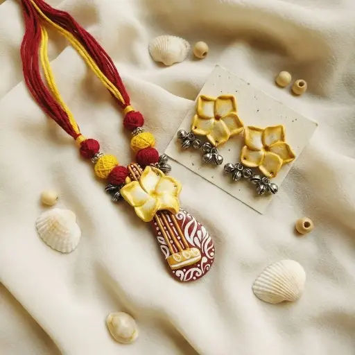 Suvarna Pushpam Clay Jewellery