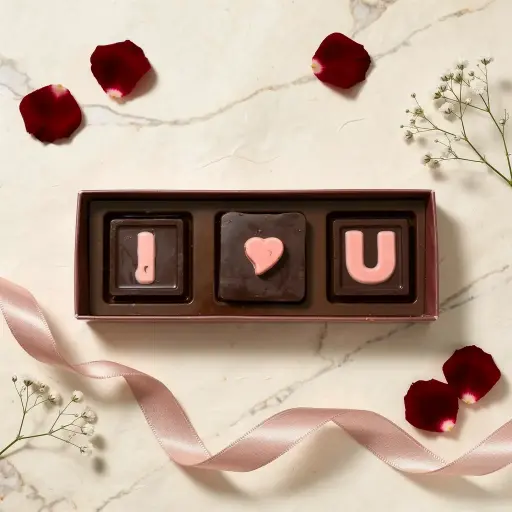 I Love You Valentine Chocolate Bar