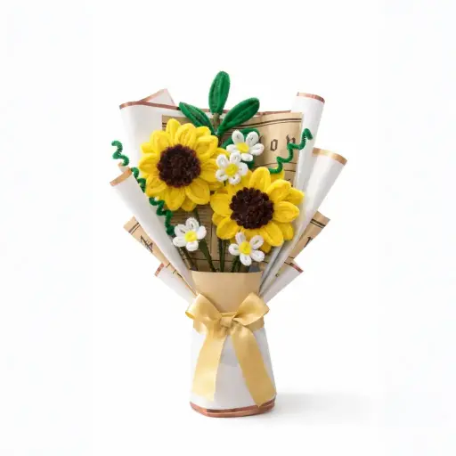 SunKissed Stitches Bouquet