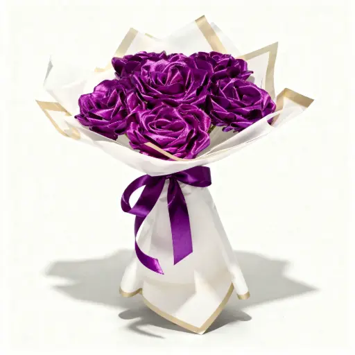Purple Majesty Roses Bouquet