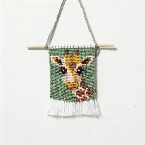 Giraffe Design Alpha Wall Hanging