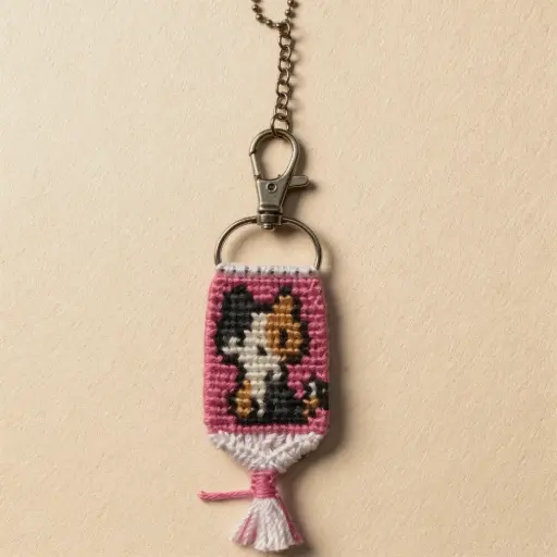 Kitty Keychain