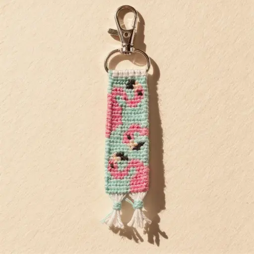 Flamingo Keychain