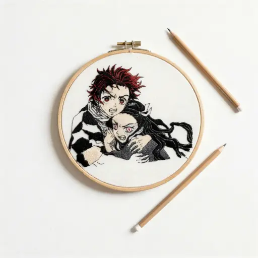 Demon Slayer Embroidery (7 inch)