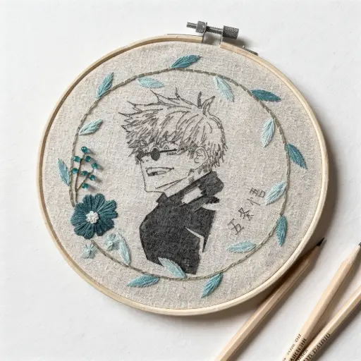 Gojo Satoru Embroidery (8 Inch)