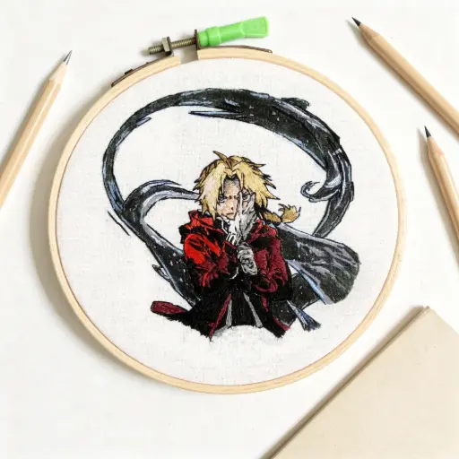 Edward Elric Embroidery