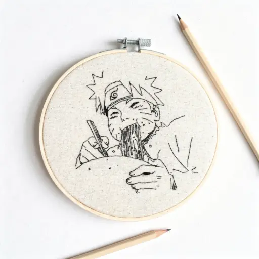 Naruto Uzumaki Embroidery (7 inch)