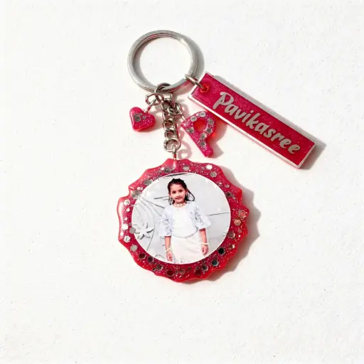 Premium Resin Picture Keychain