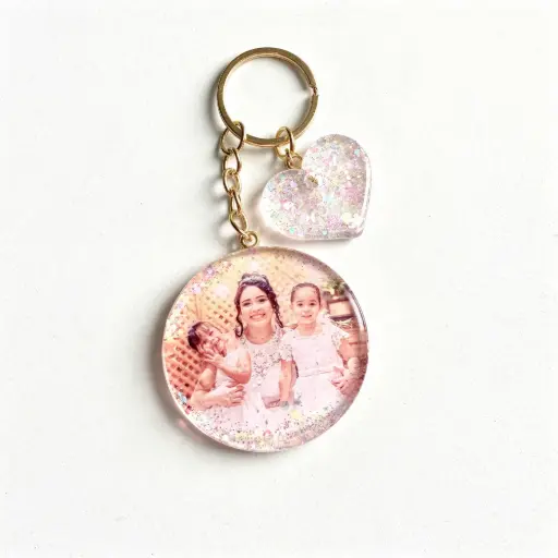 Premium Resin Photo Keychain