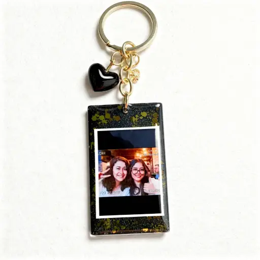 Premium Resin Photo Keychain