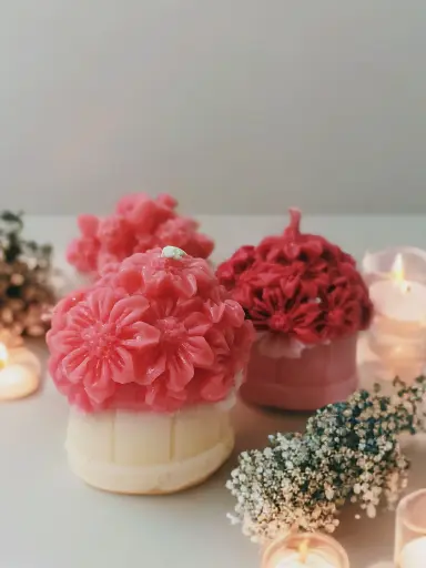 Flower Bouquet Candle