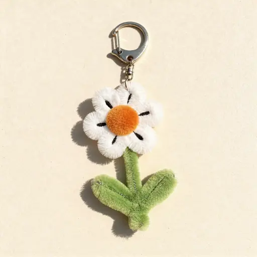 Little Sunshine Flower Keychain