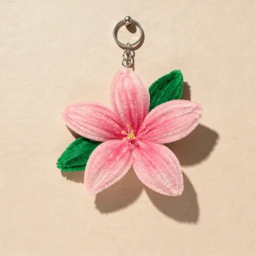 Gulabi Phool Keychain