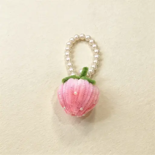 Strawberry Pop Charm Keychain