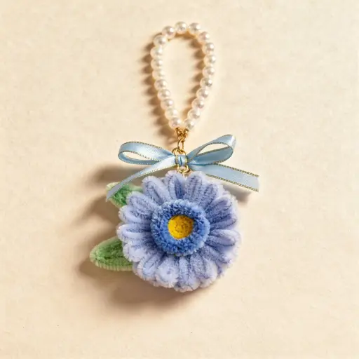 Sky Bloom Keychain