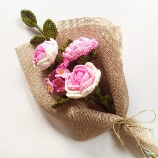 Pink Shade Rose Bouquet