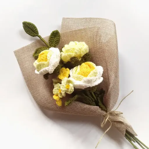 Yellow Shade Rose Bouquet