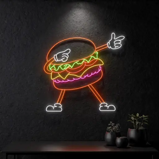 Neon Burger Buddy