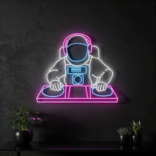 DJ Astronaut Neon